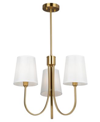ARTCRAFT Lighting Rhythm 23.6" Metal 3-Light Chandelier