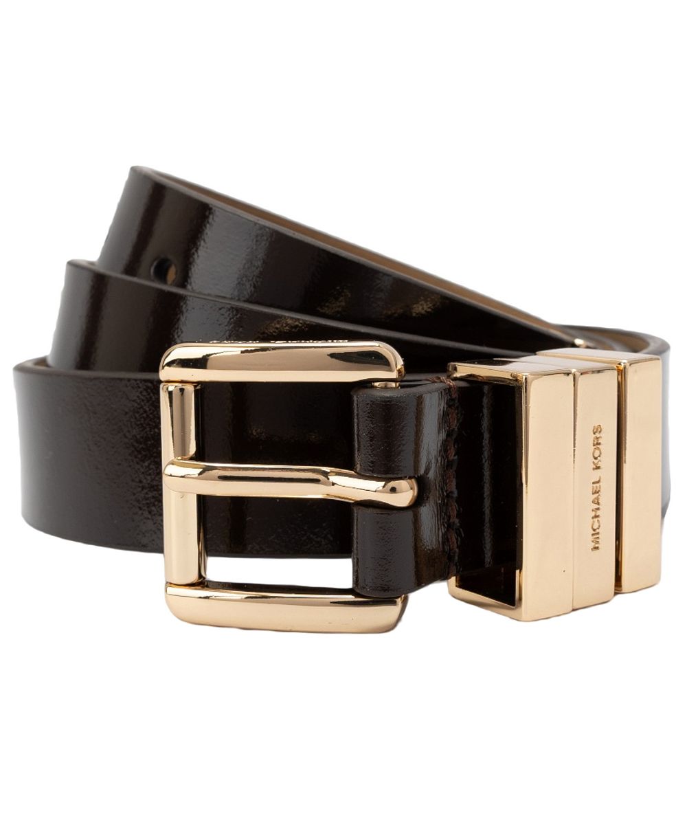 MICHAEL Michael Kors Leather-Blend 25MM Belt