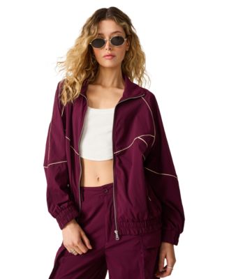 Steve Madden Women's Jacey Zip-Front Jacket