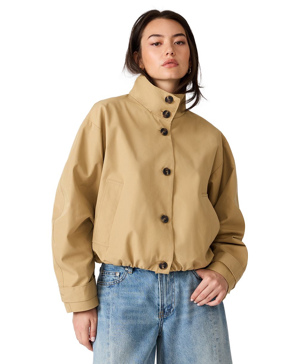Steve Madden Women's Fayden Button-Front Jacket