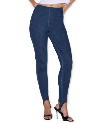 Женские джинсовые леггинсы Steve Madden Women's Rockaway High-Waist Skinny Stirrup Denim