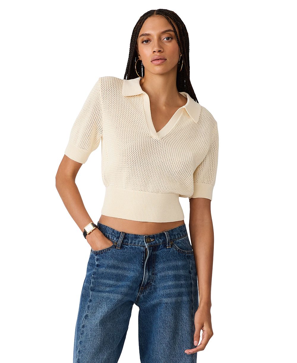 Женский джемпер Steve Madden Women's Lark Collared V-Neck
