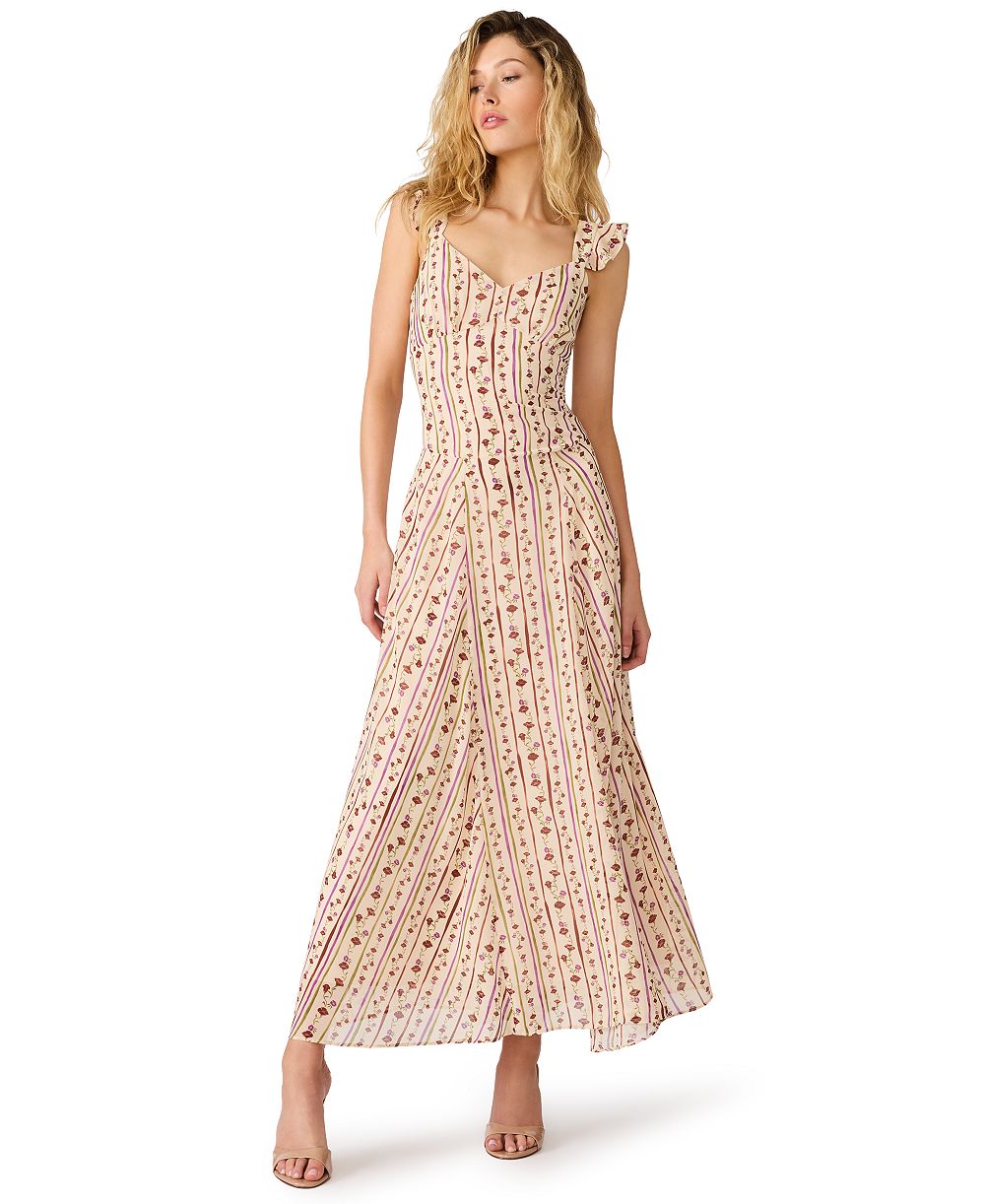 Женское платье Steve Madden Women's Estela Sweetheart Fit & Flare Ankle