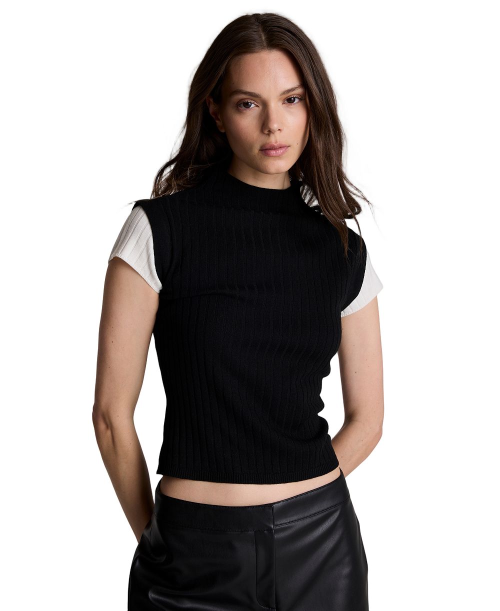 Kenneth Cole Женский свитер с высоким воротником