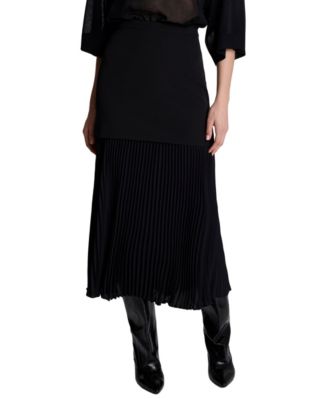 Kenneth Cole Женская плиссированная юбка макси