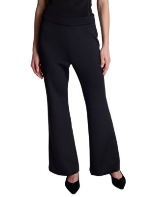 Kenneth Cole Женские брюки flare с высокой посадкой и молнией сзади
