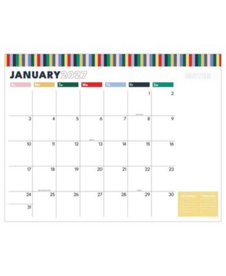 TF Publishing Paper Goods 2027 Long Weekend Medium Desk Pad Monthly Blotter Calendar