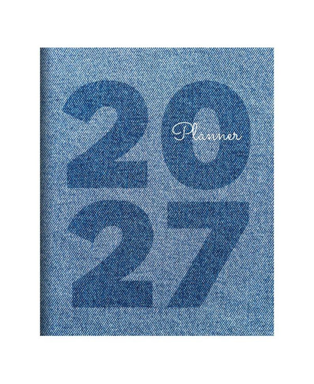 TF Publishing Paper Goods 2027 Denim Medium Monthly Planner