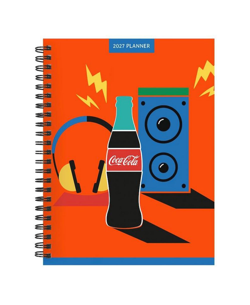 Ежедневник TF Publishing Paper Goods 2027 Coca-Cola Weekly Monthly Planner, средний размер