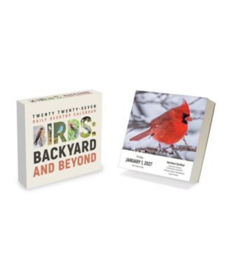 Ежедневный настольный календарь TF Publishing Paper Goods 2027 Birds Backyard and Beyond