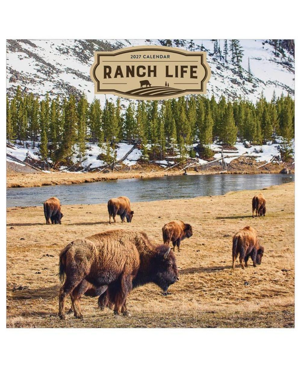 TF Publishing Paper Goods 2027 Ranch Life Wall Calendar