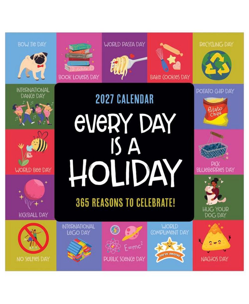 TF Publishing Paper Goods 2027 Every Day's A Holiday Mini Calendar
