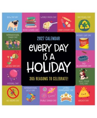 TF Publishing Paper Goods 2027 Every Day's A Holiday Mini Calendar
