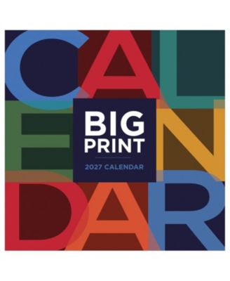 TF Publishing Paper Goods 2027 Big Print Wall Calendar