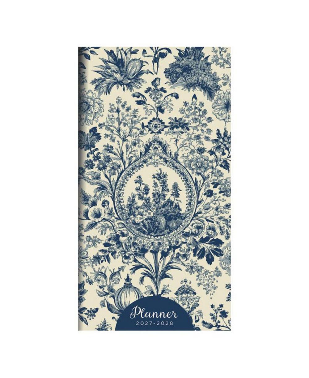 TF Publishing Paper Goods 2027-2028  Toile Small Monthly Pocket Planner