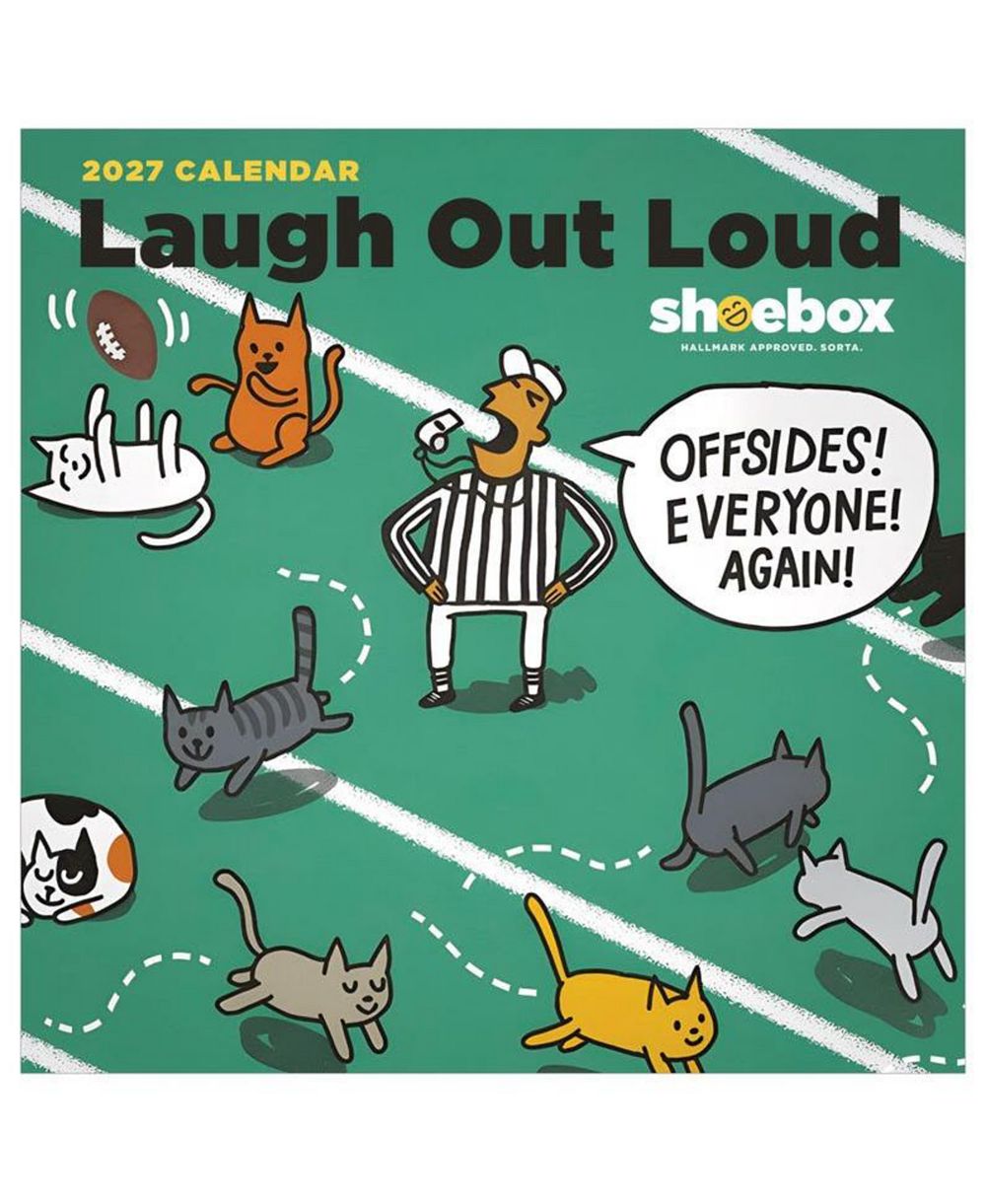 TF Publishing Paper Goods 2027 Shoebox Laugh Out Loud Wall Calendar