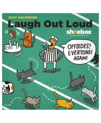 TF Publishing Paper Goods настенный календарь 2027 Shoebox Laugh Out Loud