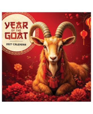 TF Publishing Paper Goods 2027 Year of the Goat Wall Calendar