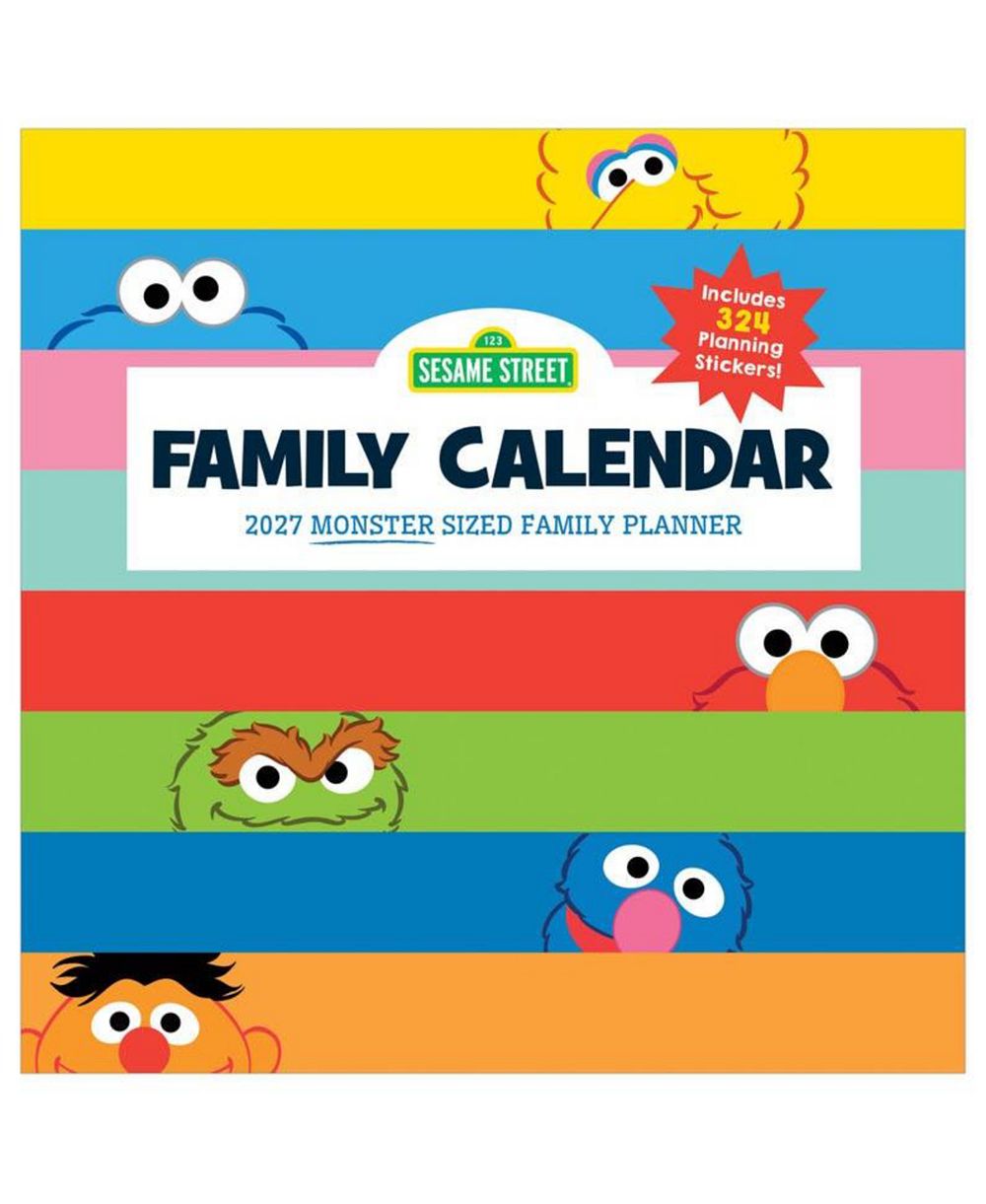 TF Publishing Paper Goods 2027 Sesame Street Planning Wall Calendar