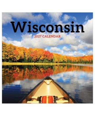 TF Publishing Paper Goods 2027 Wisconsin Wall Calendar