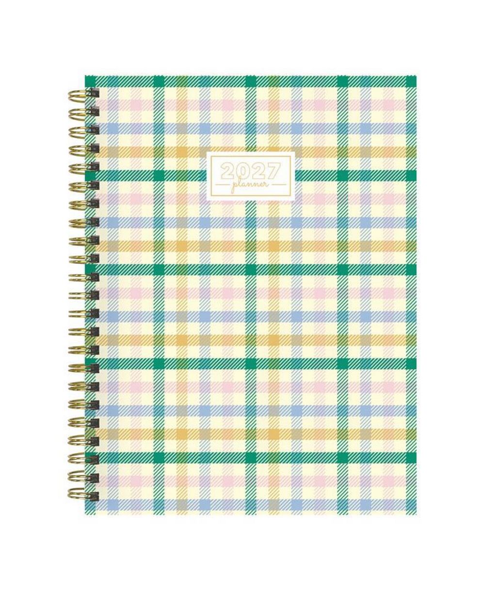 Еженедельник-ежемесячник TF Publishing Paper Goods 2027 Pastel Plaid