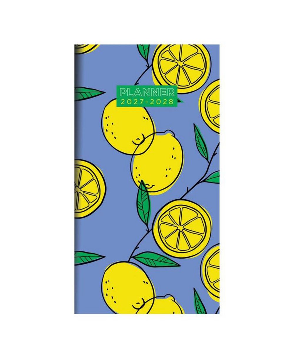 TF Publishing Paper Goods 2027-2028 Lemon Small Monthly Pocket Planner