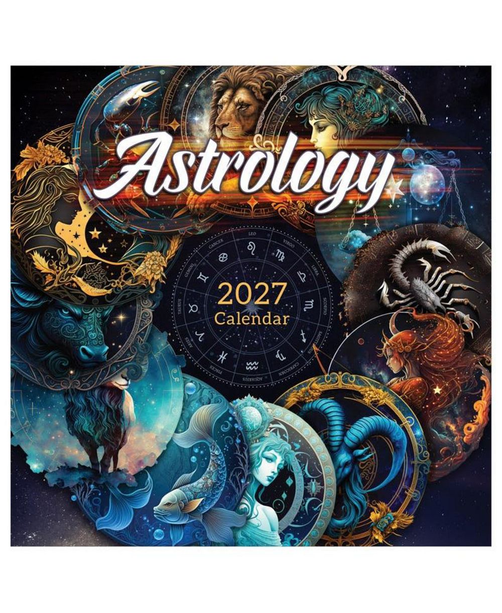 TF Publishing Paper Goods 2027 Astrology Wall Calendar