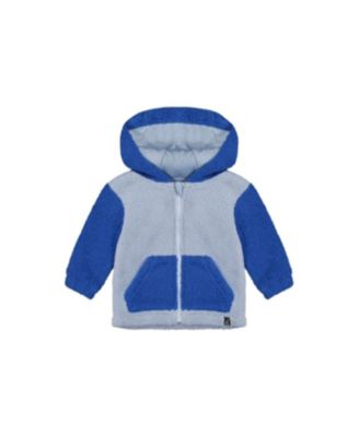 Deux par Deux Baby Boys (3M-24M) Hooded Zip Sherpa Jacket