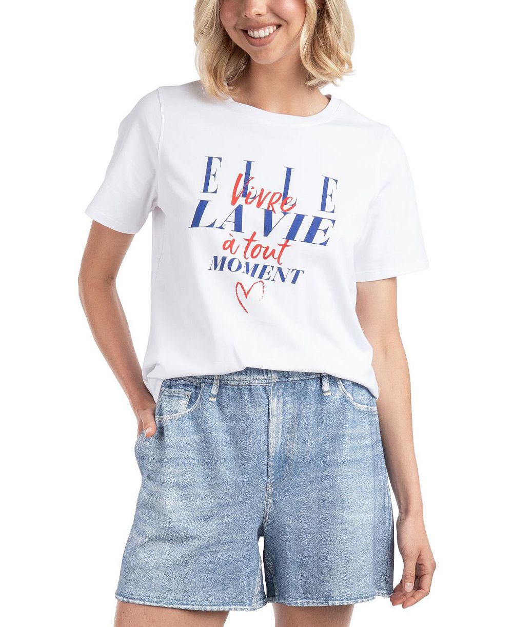 Женская футболка с принтом ELLE Collection