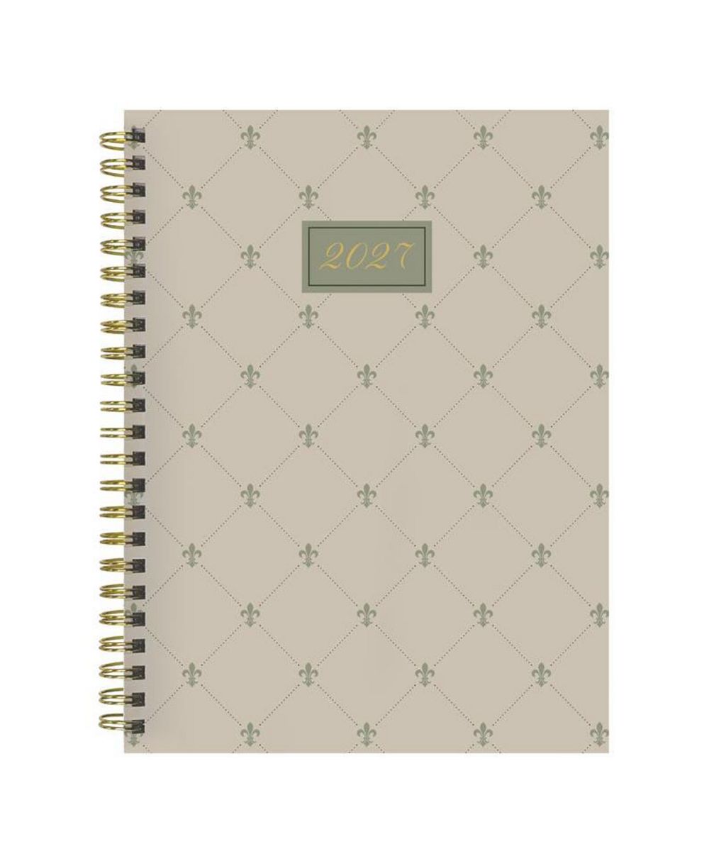 TF Publishing Paper Goods 2027 Fleur de Lis Medium Weekly Monthly Planner