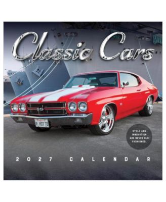 TF Publishing Paper Goods 2027 Classic Cars Wall Calendar