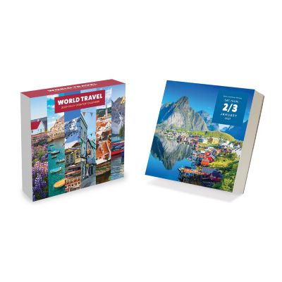 Настольный ежедневный календарь TF Publishing Paper Goods 2027 World Travel