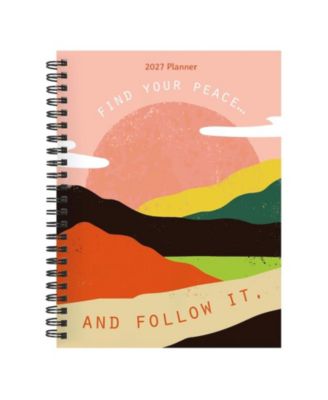 TF Publishing Paper Goods 2027 Mahogany Medium Weekly Monthly Planner