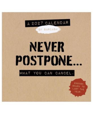 TF Publishing Paper Goods 2027 Anti-Affirmations and Sarcasm Mini Calendar