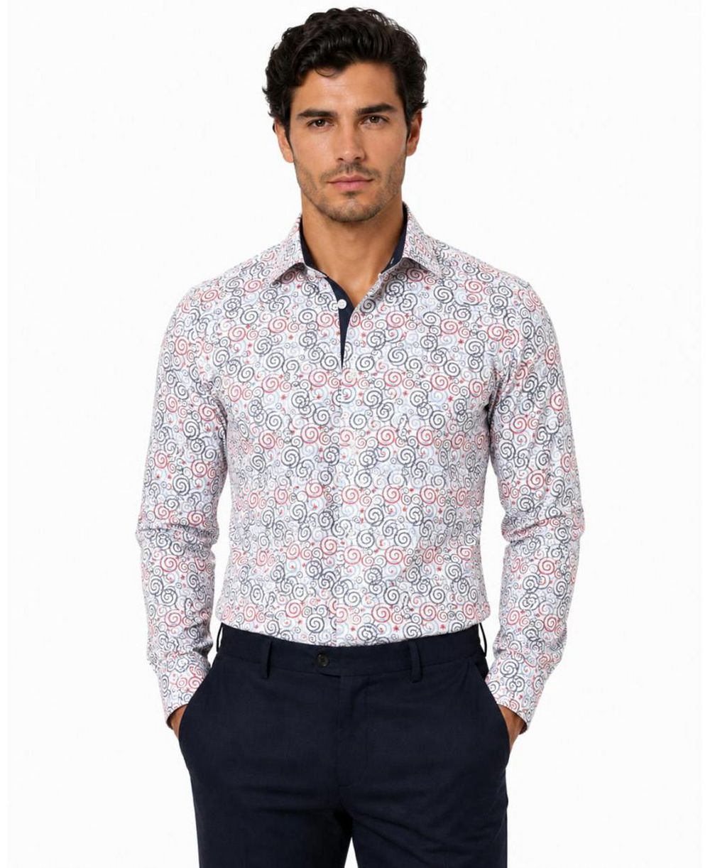 Elie Balleh Men's Slim Fit Button-Down Shirt