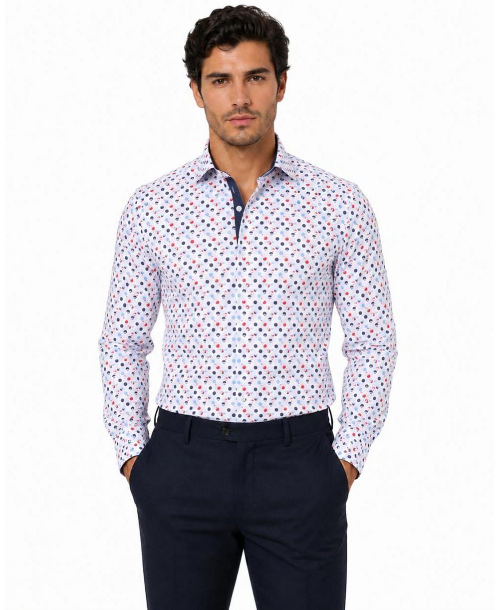 Elie Balleh Men's Slim Fit Button-Down Shirt