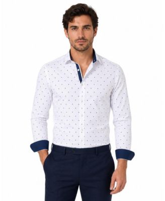 Мужская стильная рубашка Elie Balleh Slim Fit Button-Down