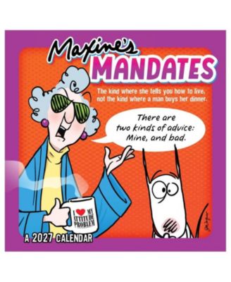 TF Publishing Paper Goods 2027 Maxine Wall Calendar
