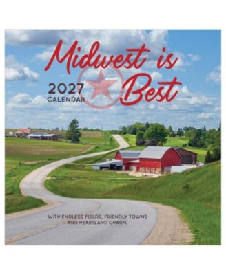 TF Publishing Paper Goods 2027 Midwest Is Best Wall Calendar