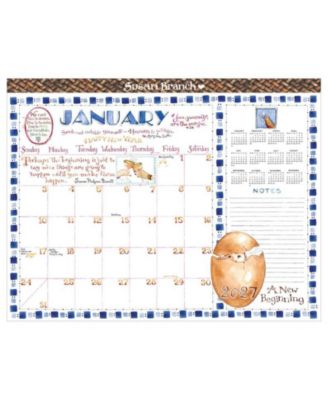 TF Publishing Paper Goods 2027 Susan Branch Large Desk Pad Monthly Blotter Calendar