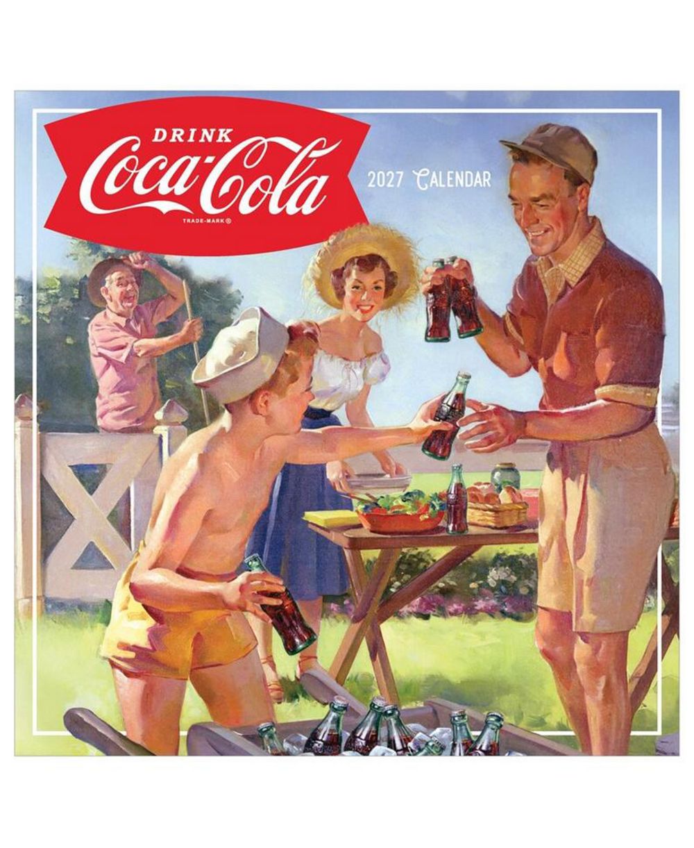 TF Publishing Paper Goods 2027 Coca-Cola Mini Calendar