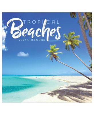 TF Publishing Paper Goods настенный календарь 2027 Tropical Beaches