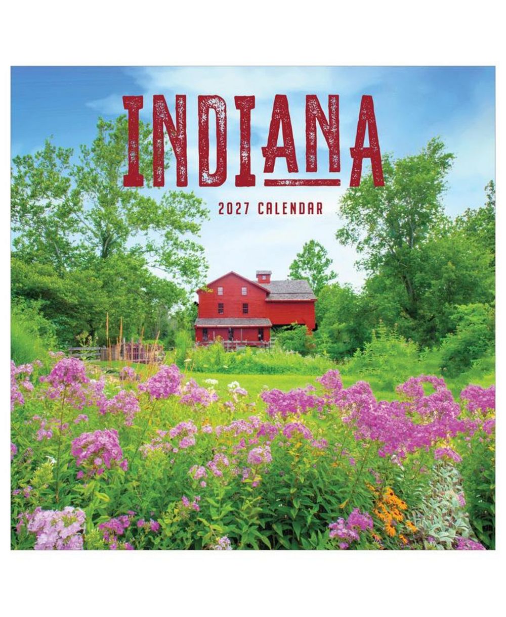 TF Publishing Paper Goods 2027 Indiana Wall Calendar