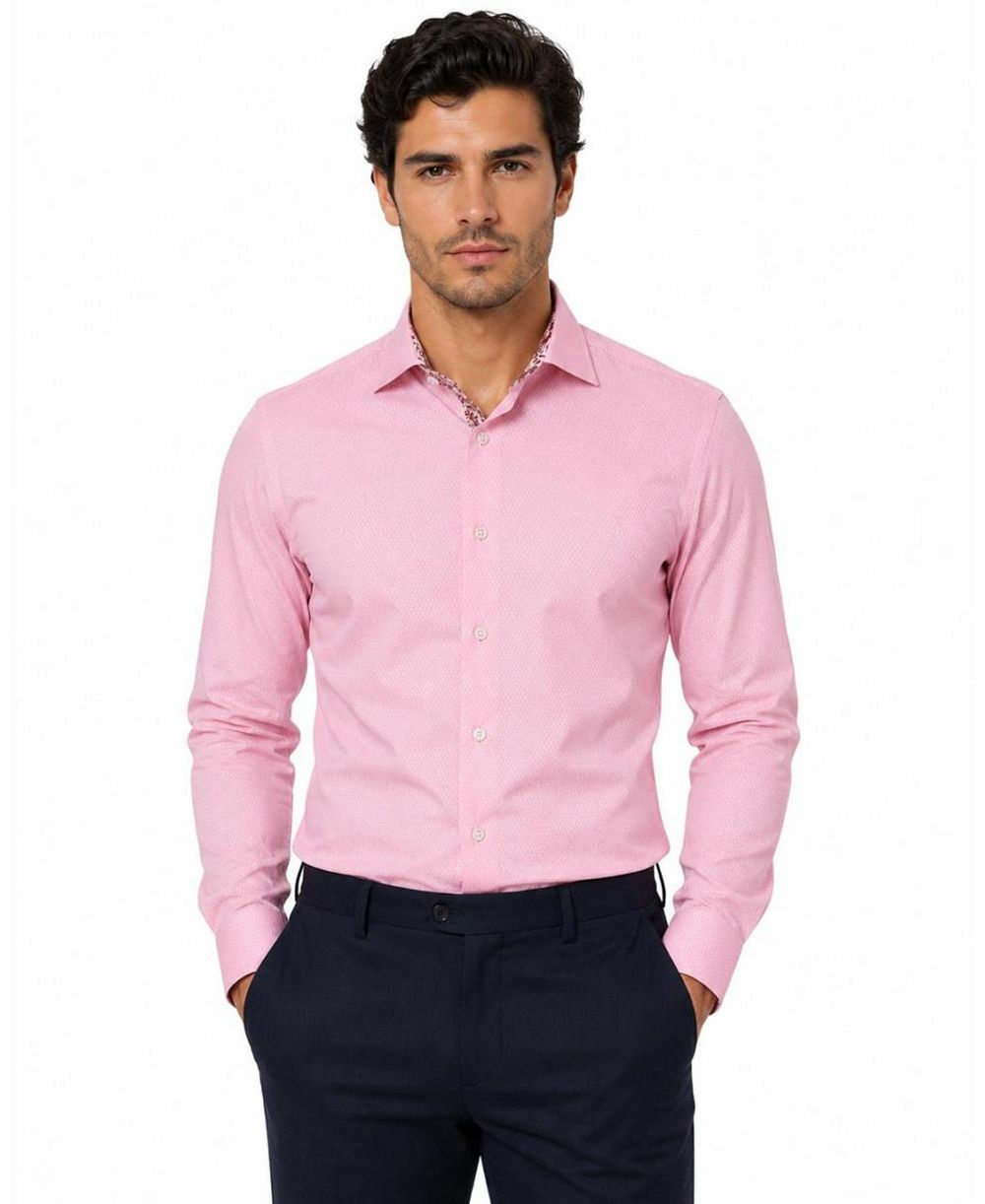 Elie Balleh Men's Slim Fit Trendy Button-Down Shirt