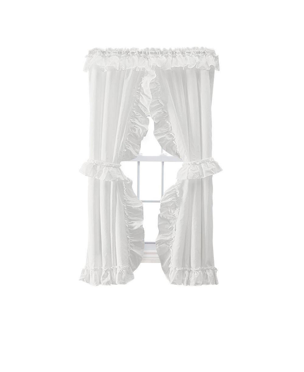Ellis Curtain шторы Stacey с оборками, полиэстер 70% и хлопок 30%, с подхватами