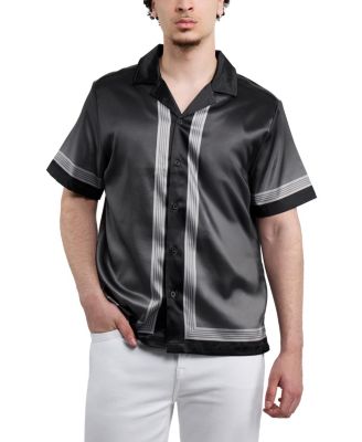 Stripe border black/grey
