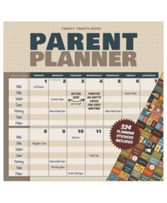Настенный календарь-планировщик TF Publishing Paper Goods 2027 для родителей