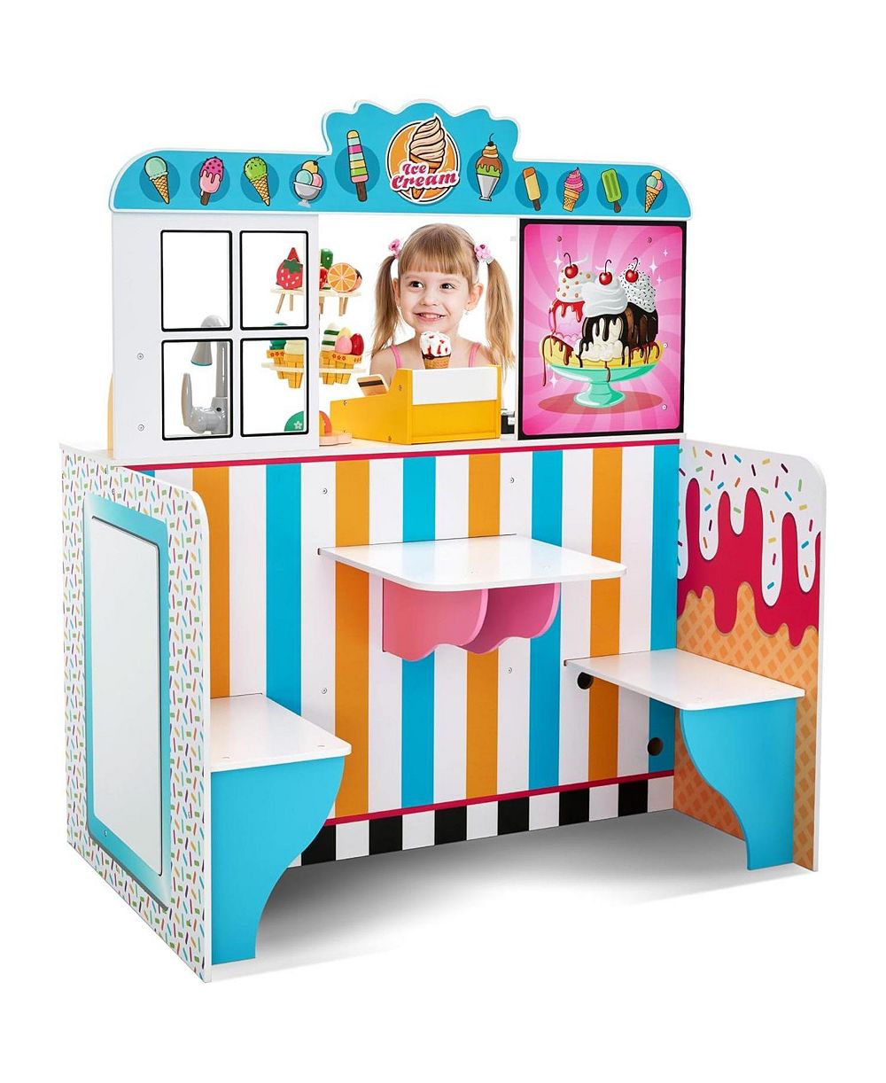 Lil' Jumbl Ice Cream Parlor Double-Sided Playset, Ages 3+