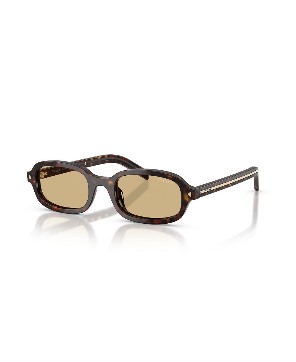 PRADA Tortoiseshell Oval Sunglasses PR D06S