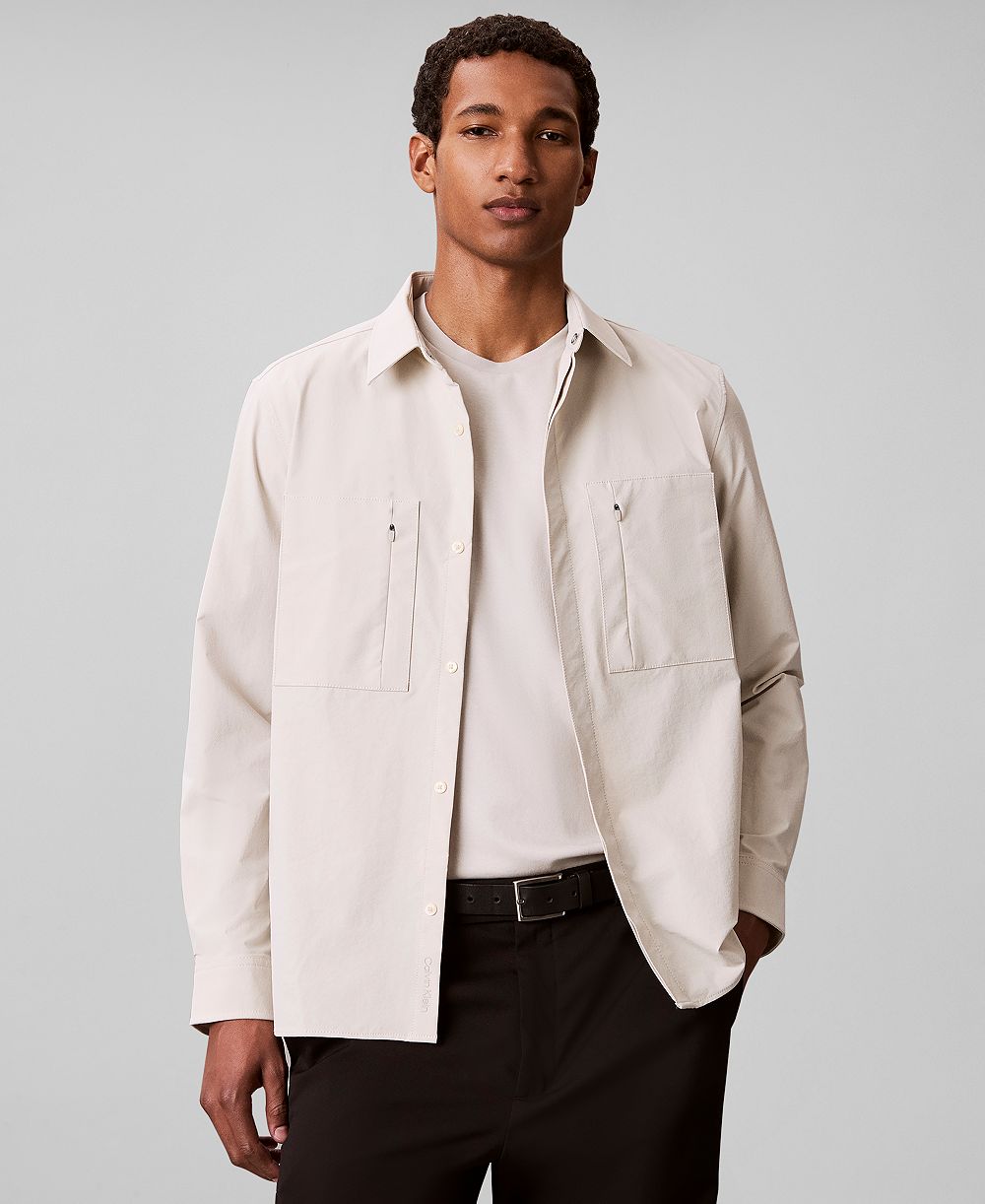 Рубашка Calvin Klein Men's Stretch Blend Classic-Fit